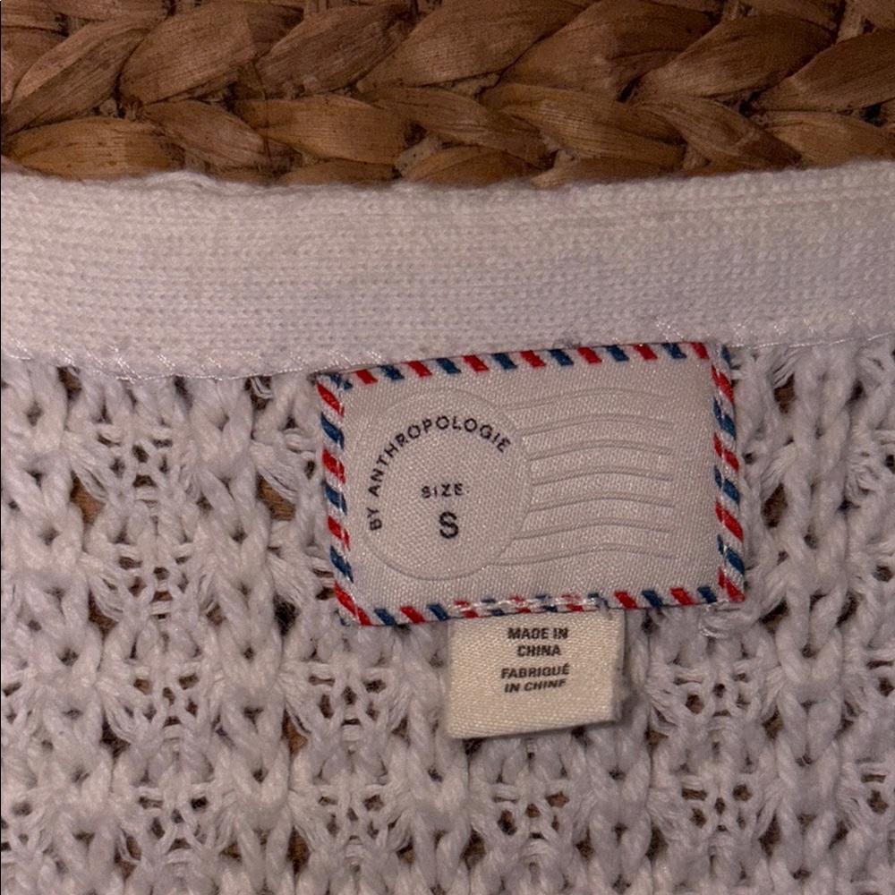 Anthropologie top fringe knit tank#boho #minimalist#western#whimsygoth#festival - Picture 3 of 7